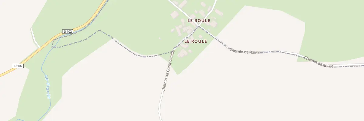 Plan du 7 Che de Compostelle à Couture