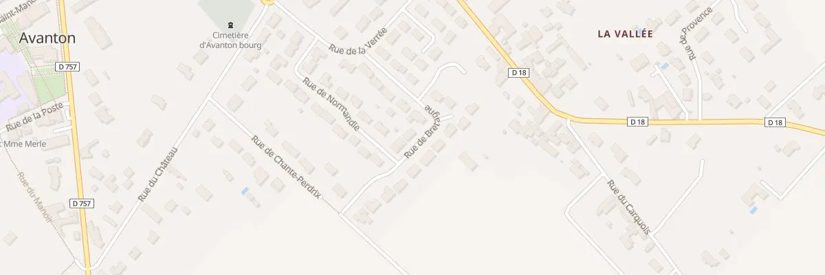 Plan du 4 Rue de Bretagne à Avanton