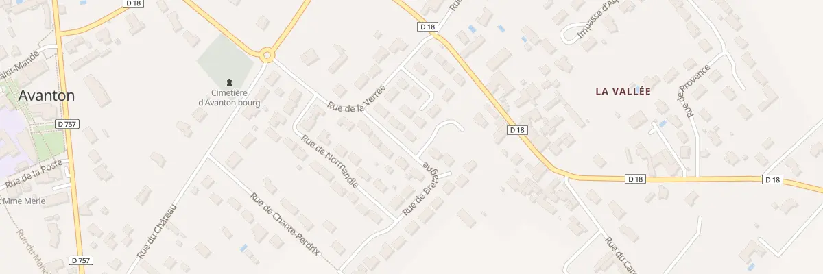 Plan du 23 Rue de Bretagne à Avanton