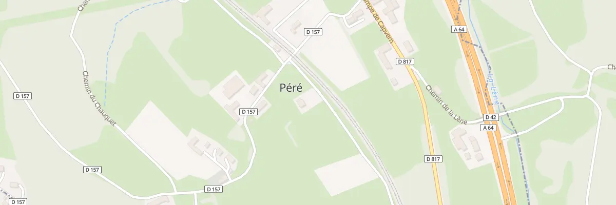 Plan du 74 Che du Barrail à Péré