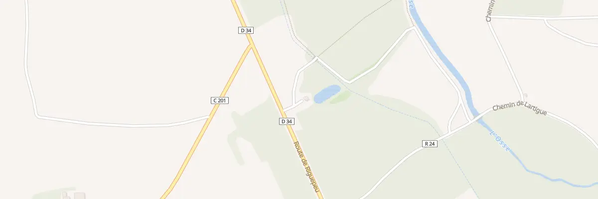 Plan du 5109 Poudret à Roquebrune