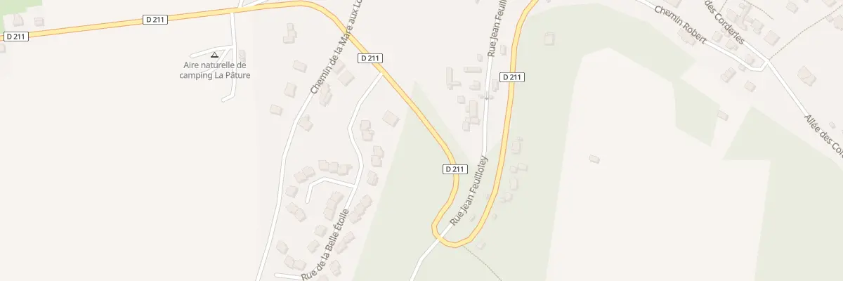 Plan du 25 Rue Ernest Lethuillier à Yport