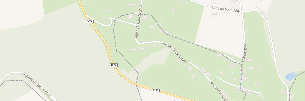 Plan du 345 Rte de l’Usine à Balais à Fongueusemare