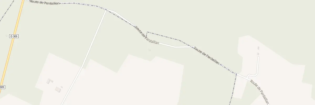 Plan de Bois de Coulouma à Moustier