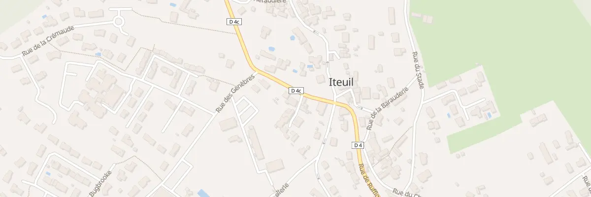 Plan du 2B Imp des Hauts à Iteuil