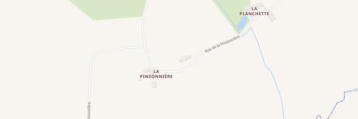 Plan du 1 Rue de la Pinsonnière à Aunay-les-Bois