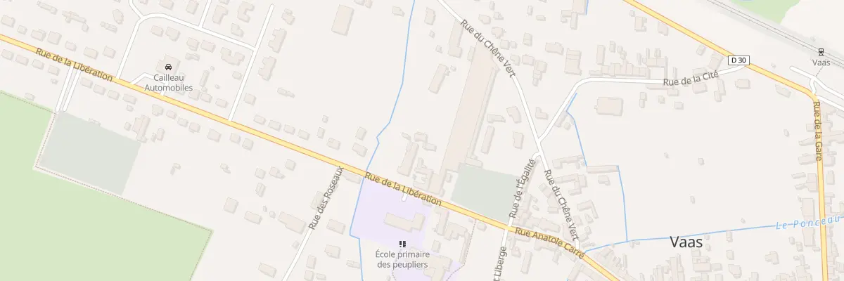 Plan du 6 Rue de la Liberation à Vaas