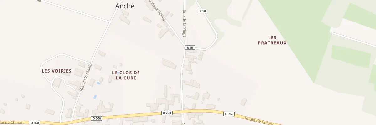 Plan du 3 Rue de la Plage à Anché
