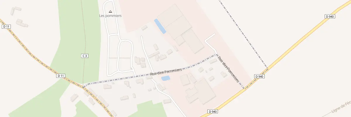 Plan du 80 Rue des Pommiers à Saint-Léonard