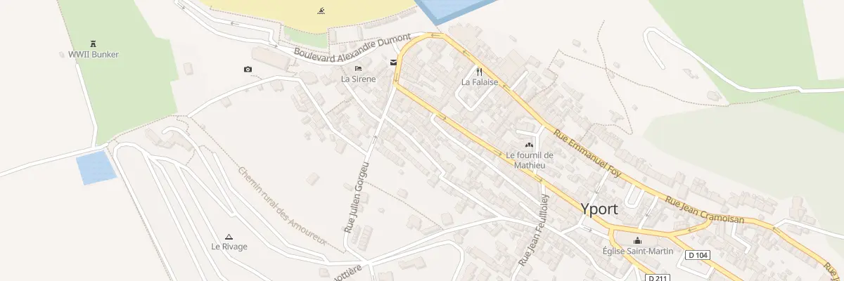 Plan du 9 Rue aux Justes à Yport