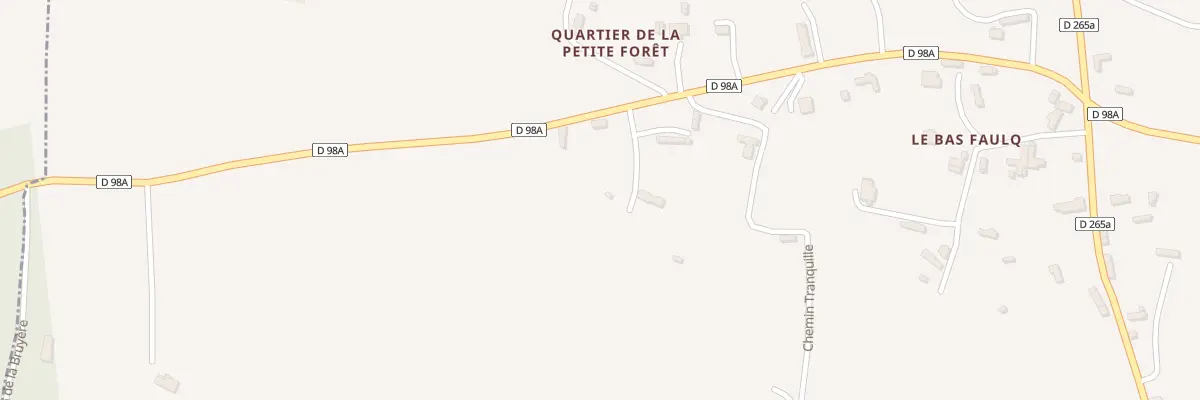 Plan du 5016 Le Bas Faulq au Faulq