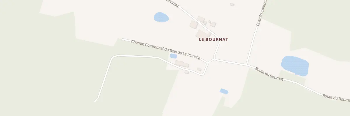 Plan du 25 Le Bournat à Saint-Étienne-de-Puycorbier