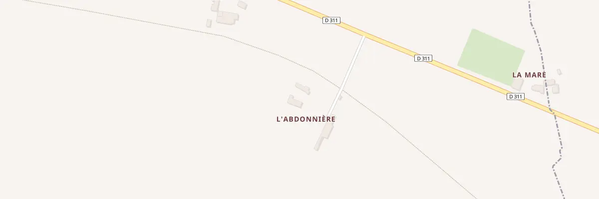 Plan du 5042 L’Abdonniere à Vezot