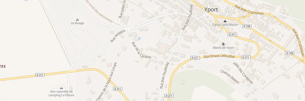 Plan du 6 Rue de la Cardine à Yport