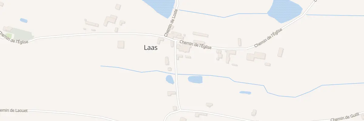 Plan du 2 Che de Terrambeau à Laas