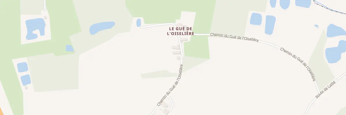 Plan du 1 Che du Gué de l’Oiselière à Mayet