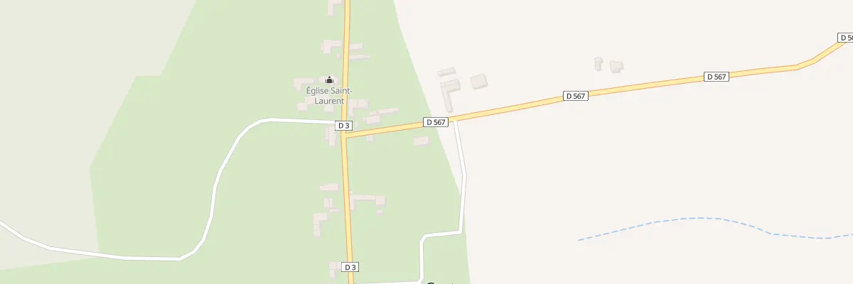 Plan du 5872 Le Village à Castex