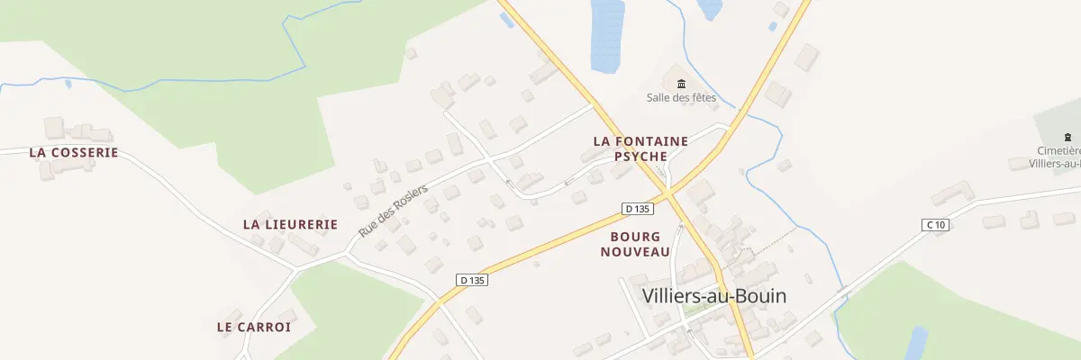 Plan du 4 Rue de la Fontaine Psyché à Villiers-au-Bouin