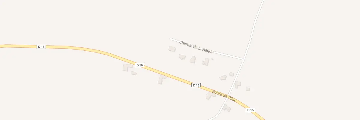 Plan du 7 Che de la Haque à Laas