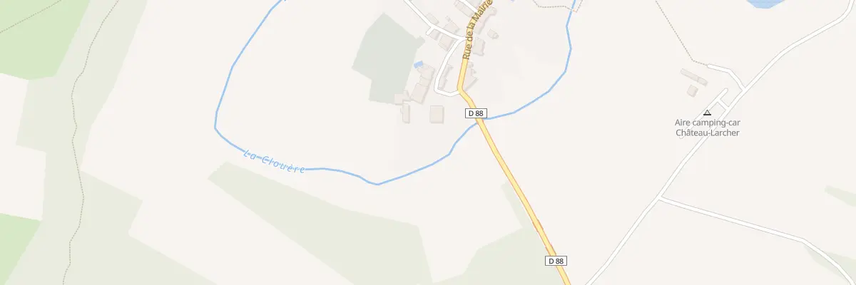 Plan du 14 Rue de la Mairie à Château-Larcher
