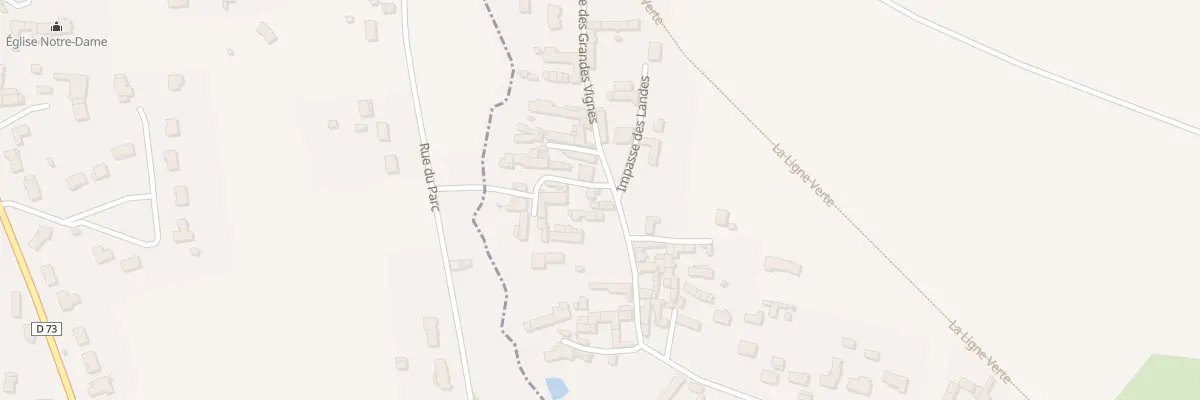 Plan du 1 Imp de l’Annexe à Doussay