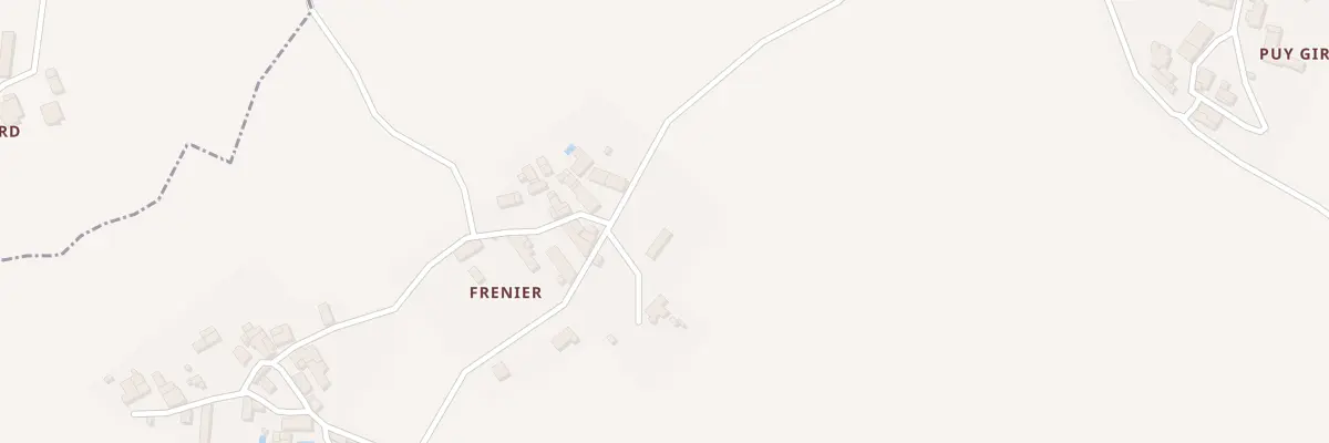 Plan du 3 Frenier à Genouillé