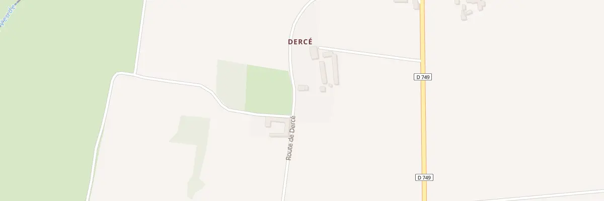 Plan du 3 Rte de Dercé à Lémeré