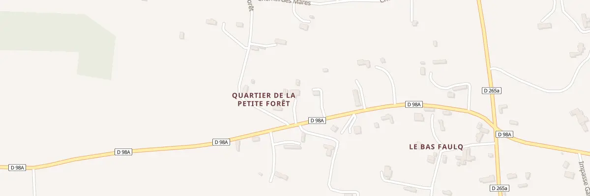 Plan du 5047 Le Bas Faulq au Faulq