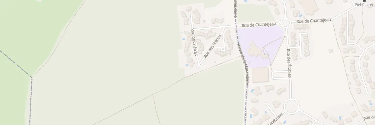 Plan du 66 Rue des Hêtres à Poitiers
