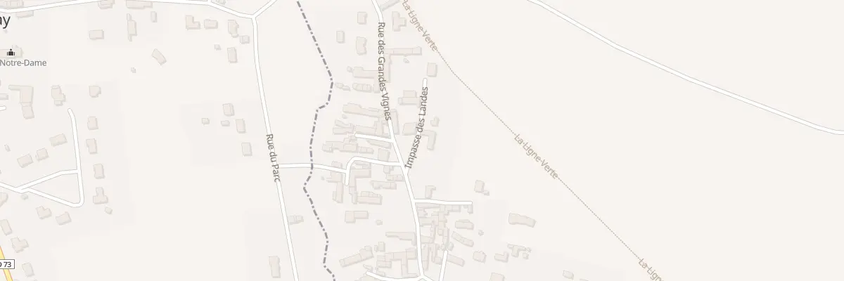 Plan du 23 Rue des Grandes Vignes à Doussay