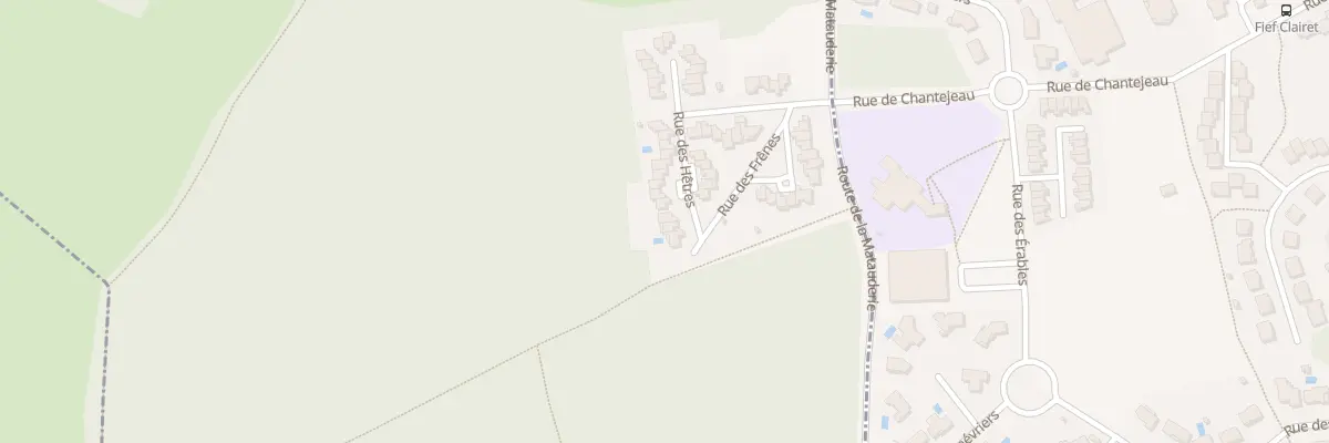 Plan du 64 Rue des Hêtres à Poitiers