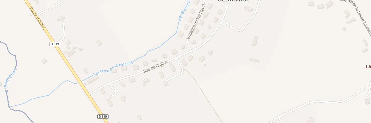 Plan du 18 Rue de l’Église à Saint-Denis-de-Mailloc