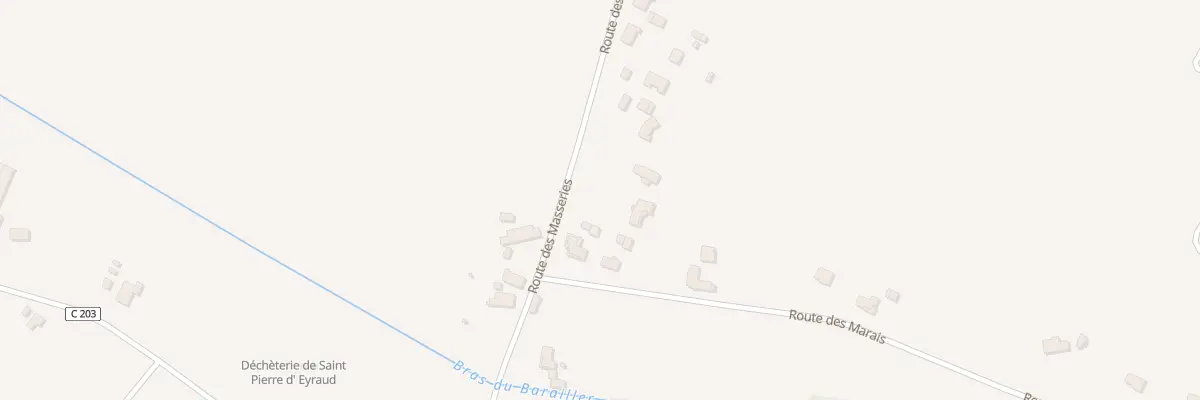 Plan du 34 Rte des Masseries à Saint-Pierre-d’Eyraud
