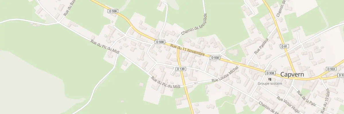 Plan du 29 Rte de Benqué à Capvern
