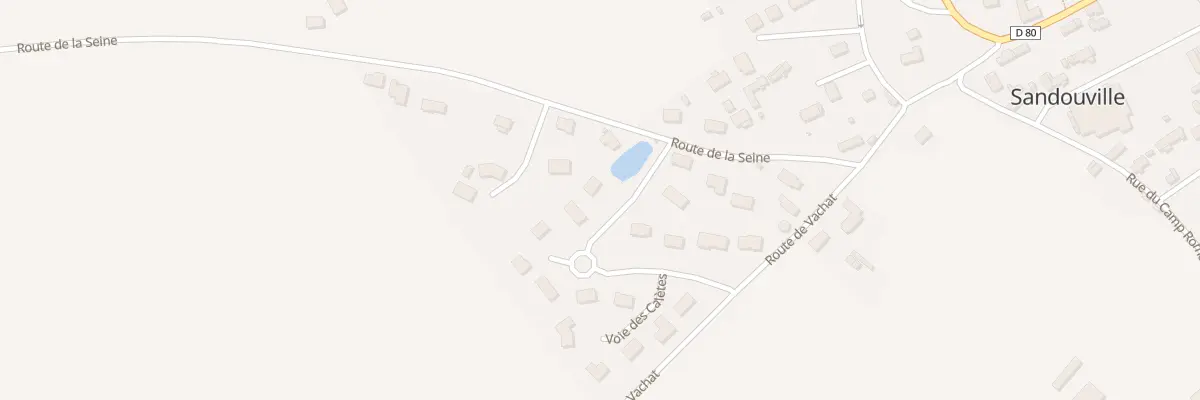 Plan du 1 Voie des Calètes à Sandouville