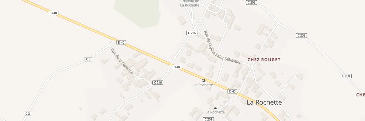 Plan du 195 Rte de la Duchesse à La Rochette