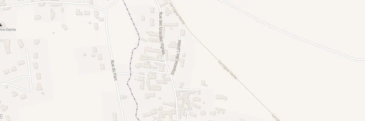 Plan du 25 Rue des Grandes Vignes à Doussay