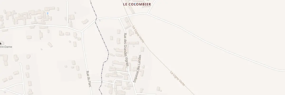 Plan du 3 Imp des Landes à Doussay