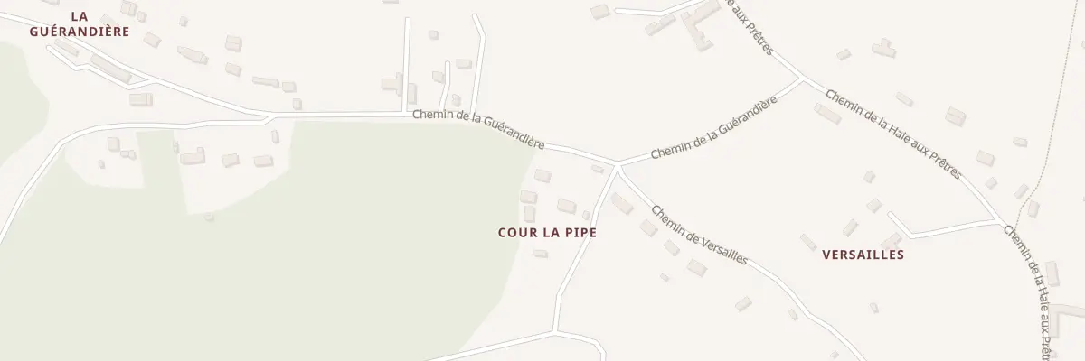Plan du 245 Che de la Guérandière à Firfol