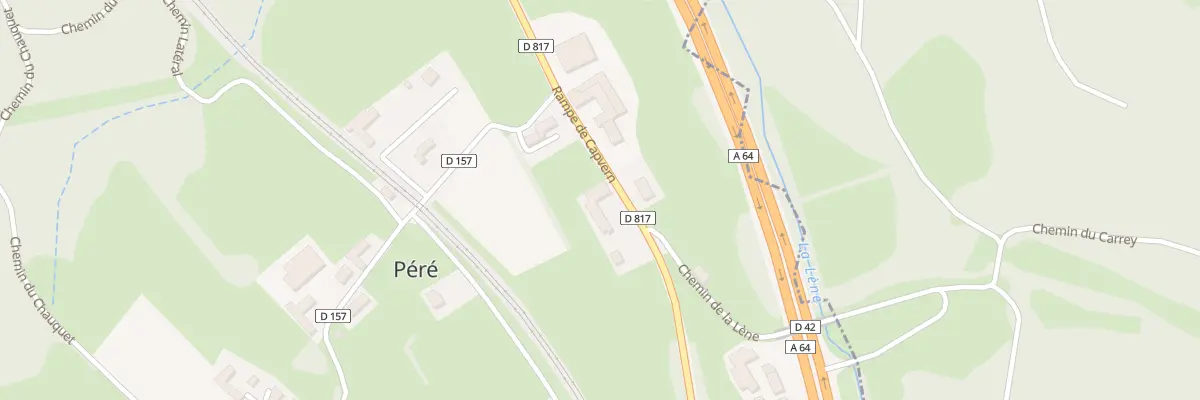Plan du 33 Rpe de Capvern à Péré