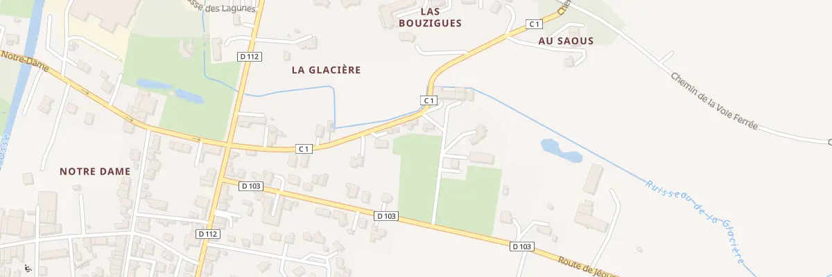Plan du 13 Che de la Glacière à Vic-Fezensac