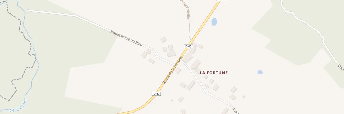Plan du 38 La Fortune à Saint-Étienne-de-Puycorbier