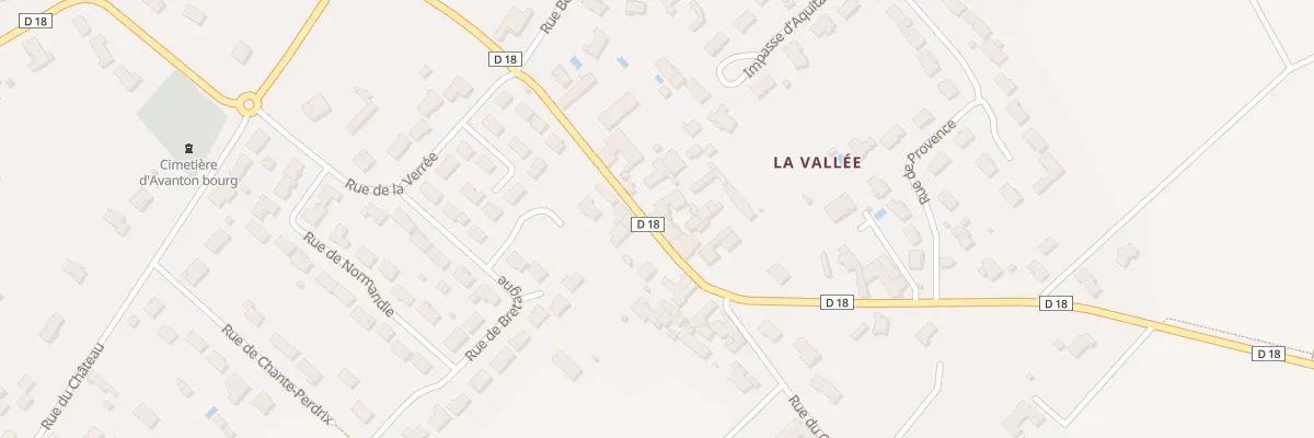 Plan du 20 Rue de la Vallée à Avanton