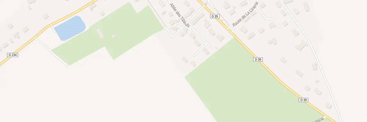 Plan du 8 All des Tilleuls à Étainhus