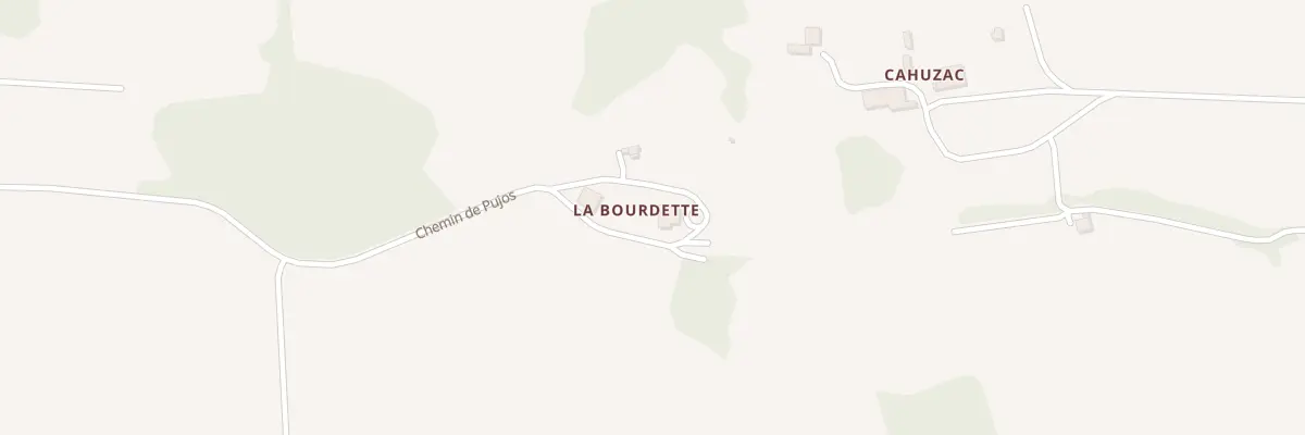 Plan du 1030 Che de Pujos à Roquebrune