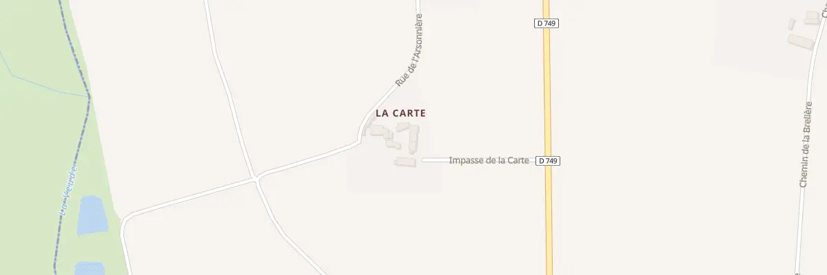 Plan du 3 Imp de la Carte à Lémeré