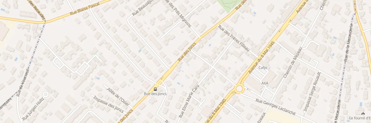 Plan du 87 Rue des Joncs à Poitiers