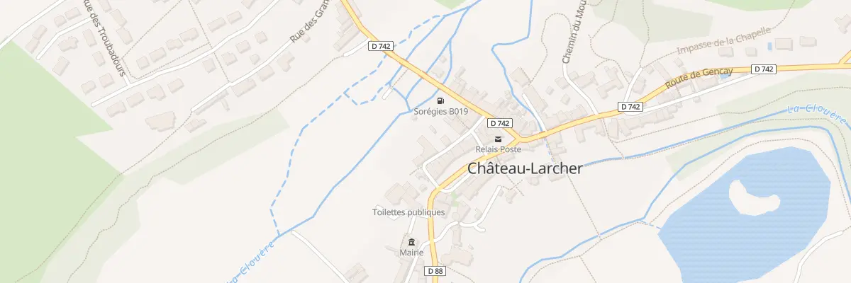 Plan du 4 Rue de la Fontaine à Château-Larcher