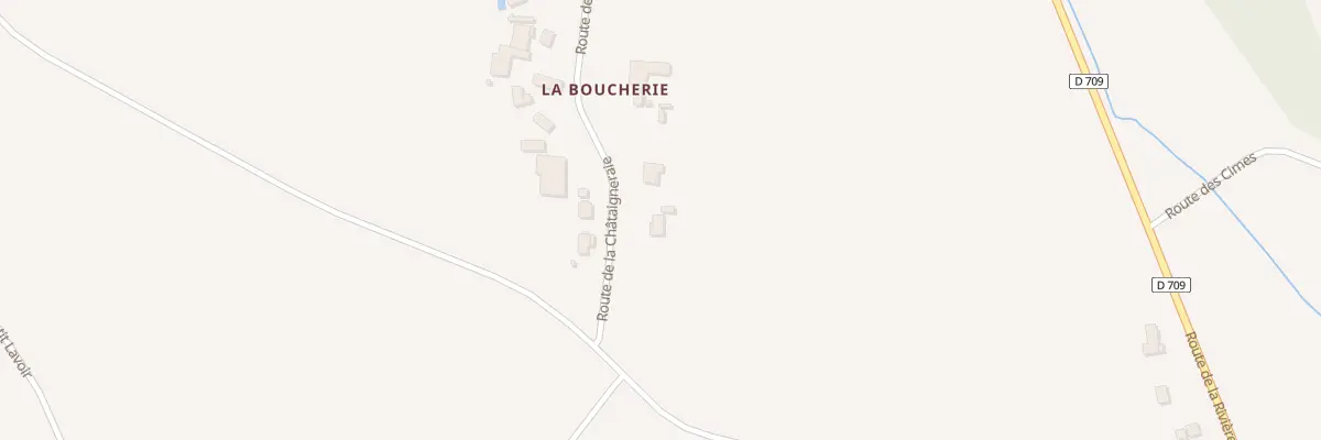 Plan du 98 Rte de la Châtaigneraie à Allemans