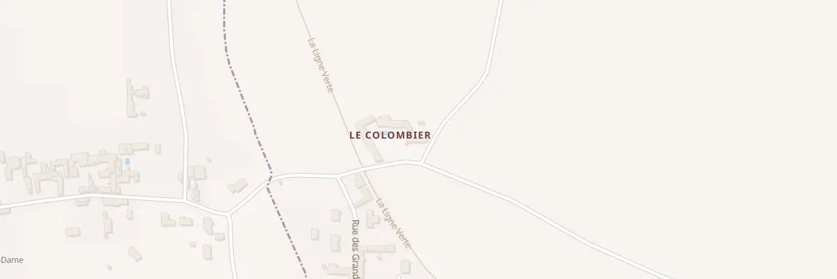 Plan du 9 Le Colombier à Doussay